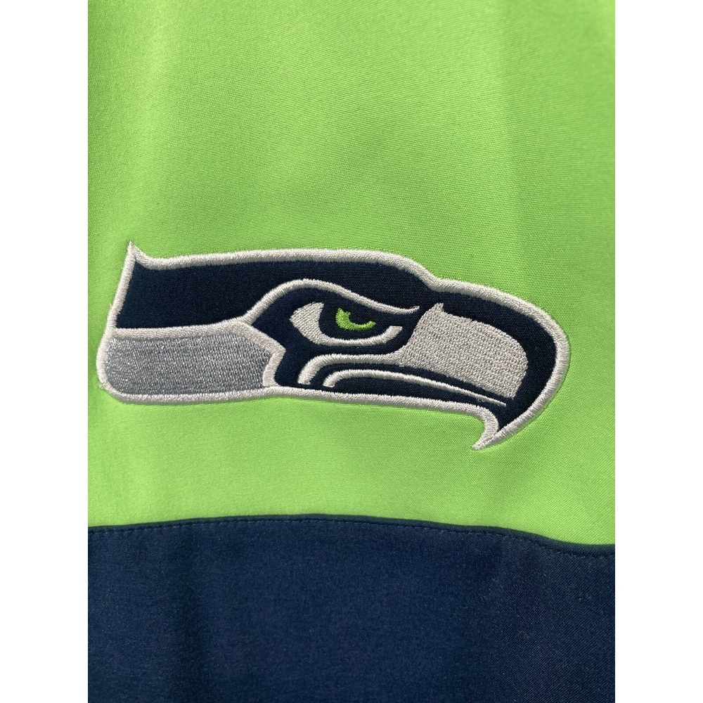 Seattle Seahawks NFL Waterproof Jacket Full Zip Size XL - Picture 3 of 11